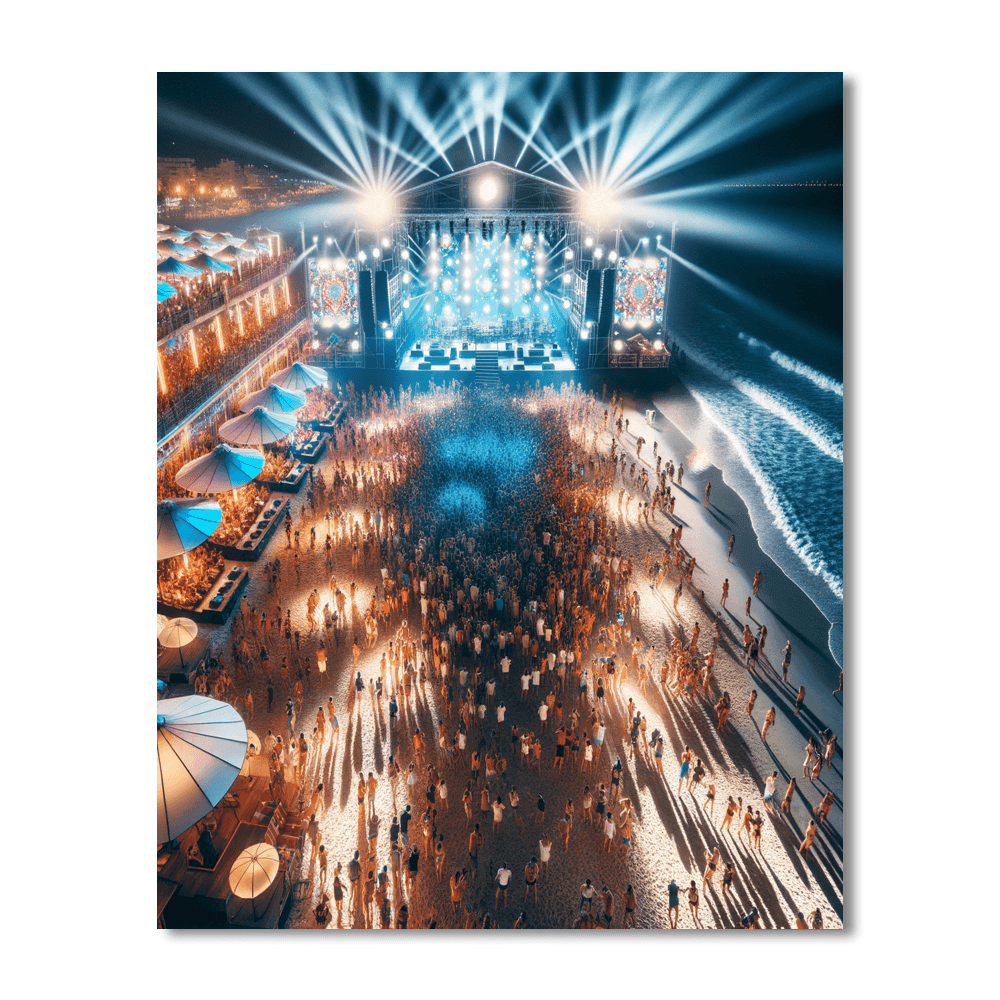 Pattaya International Music Festival - Thailand Painting Number Kit