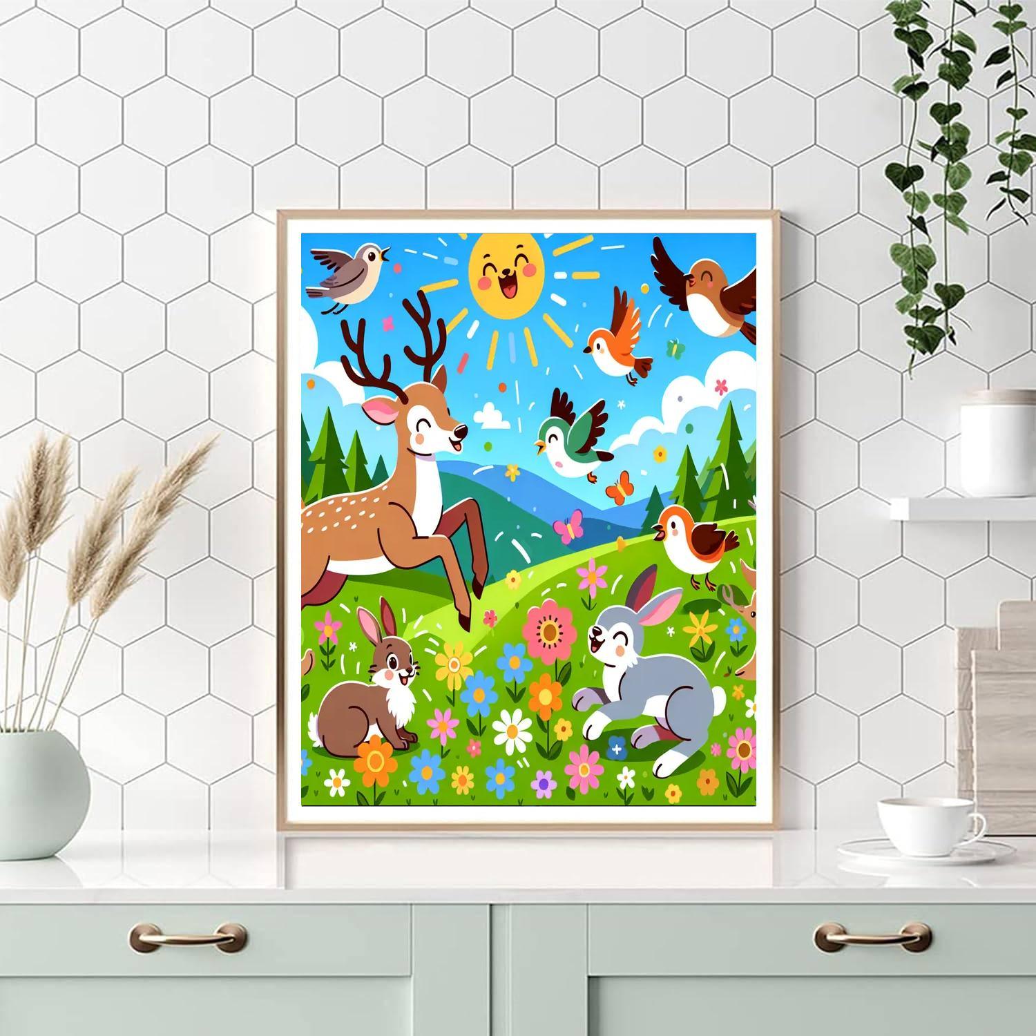 Marvelous Meadow Mingle Numbered Painting Kits