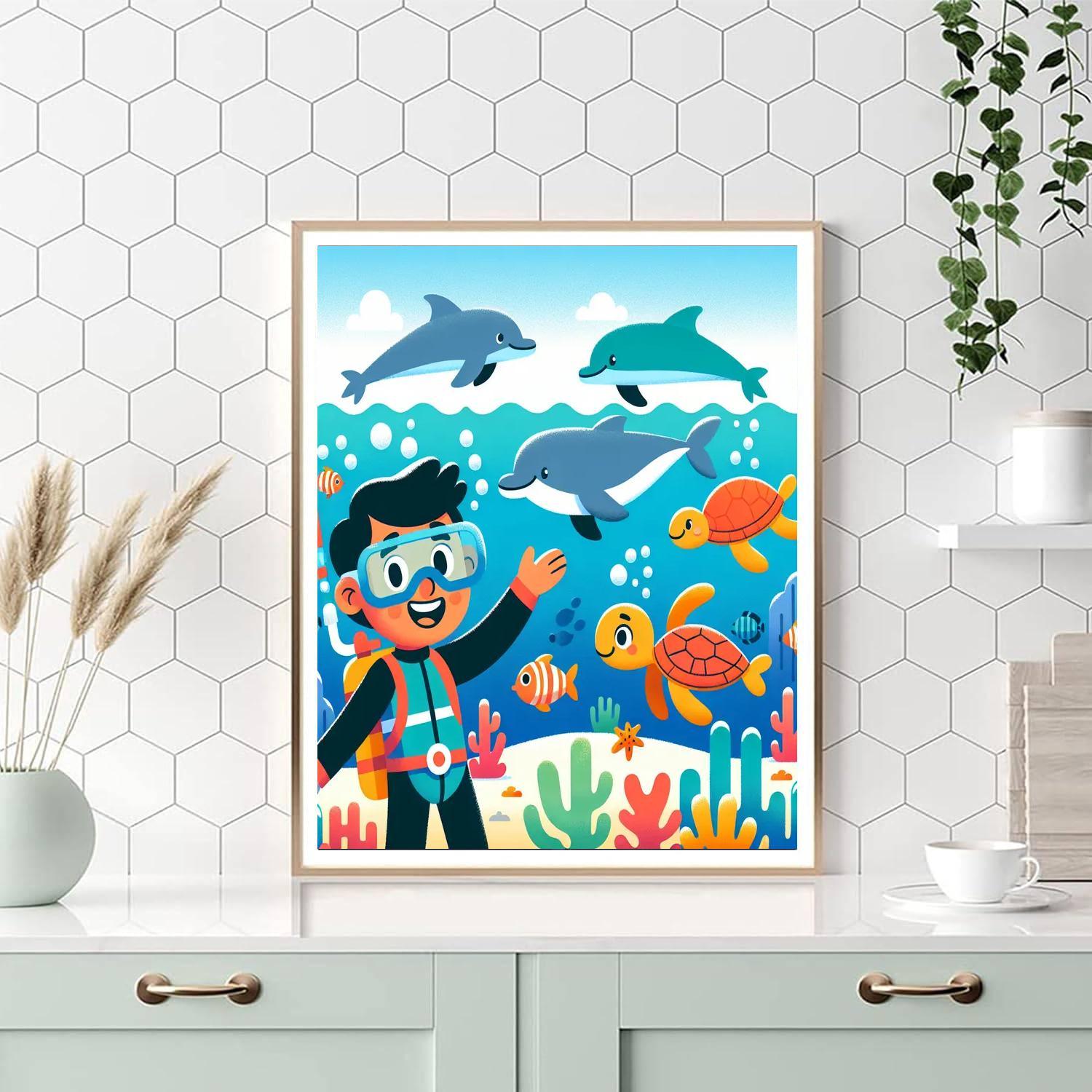 Oceanic Explorer Adventure Numbered Painting Kits