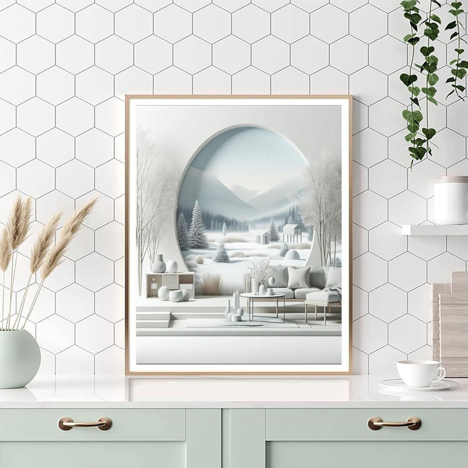 Chic Nordic Haven Numbered Painting Kits