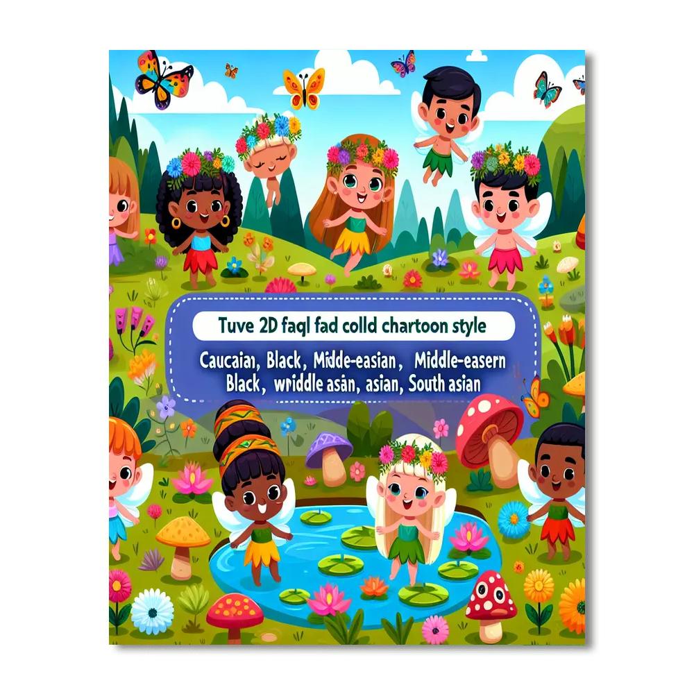 Enchanted Fairyland Adventure Numbered Painting Kits