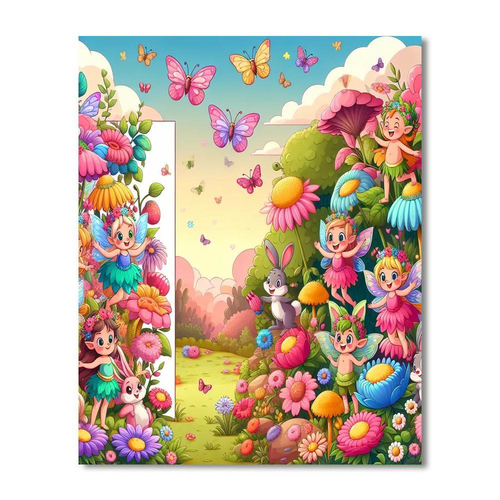 Enchanting Magical Garden Numbered Painting Kits