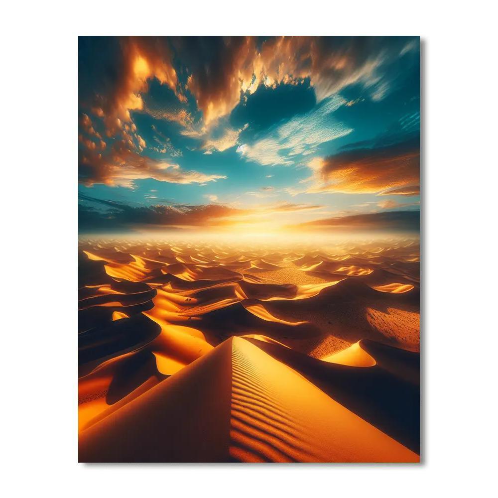 Desert Dunes Adventure Number Painting