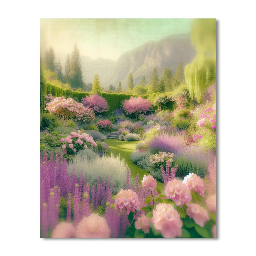 Pastel Dreams Garden Paint By Numbers