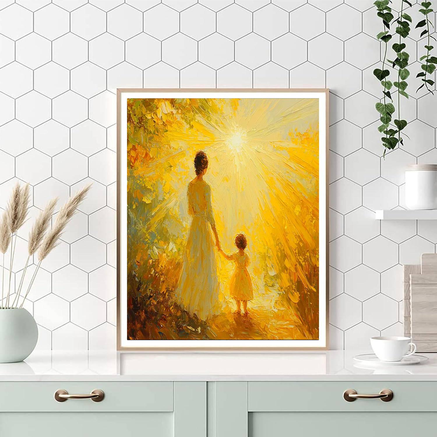 A Mother's Radiance Paint By Color