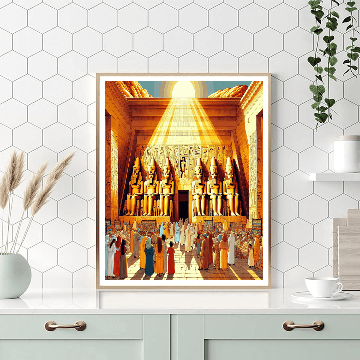 Sun Festival - Egypt Number Painting