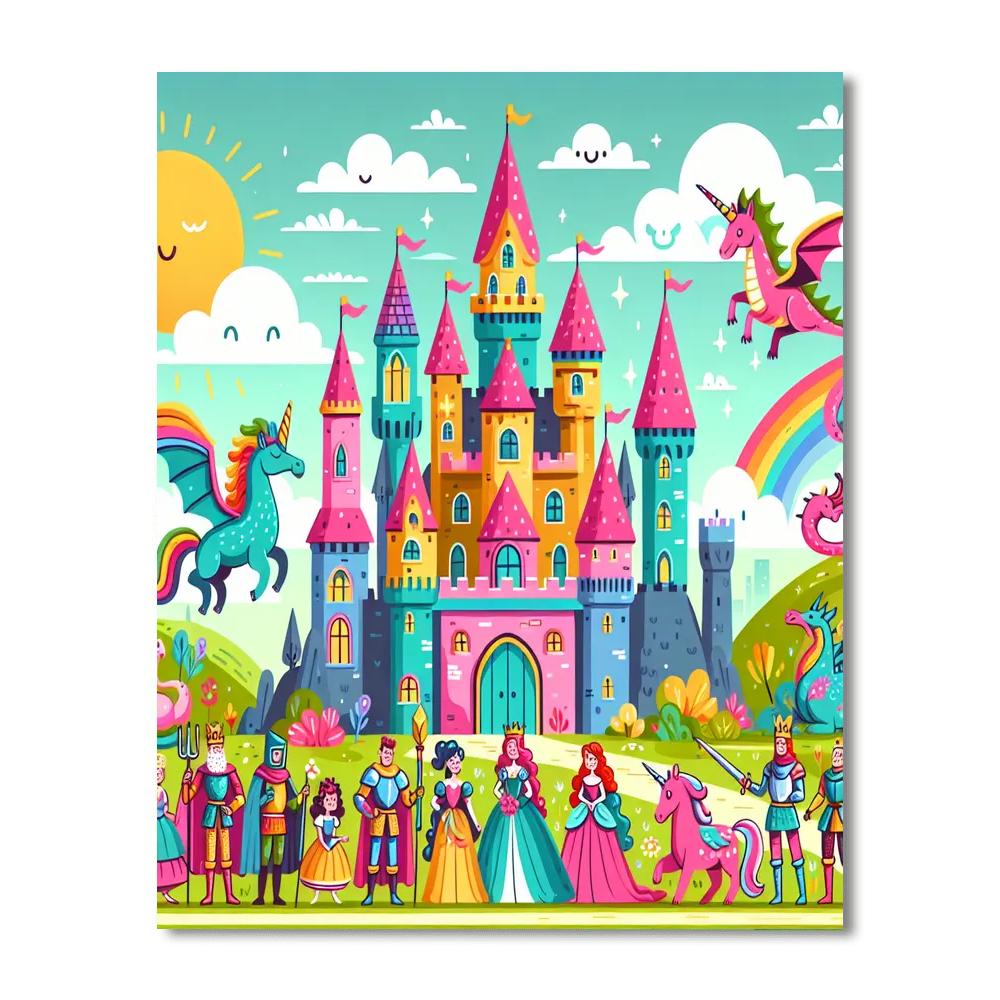 Magic Castle Adventures Paint By Numbers