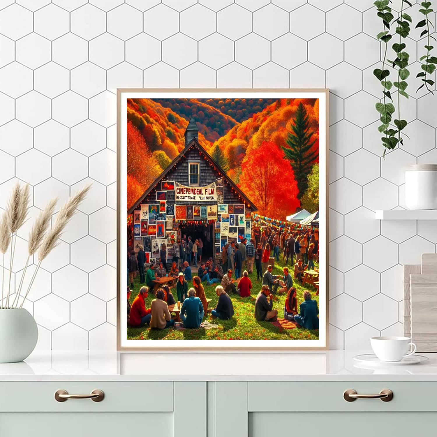 Woodstock Film Festival DIY Paint By Numbers