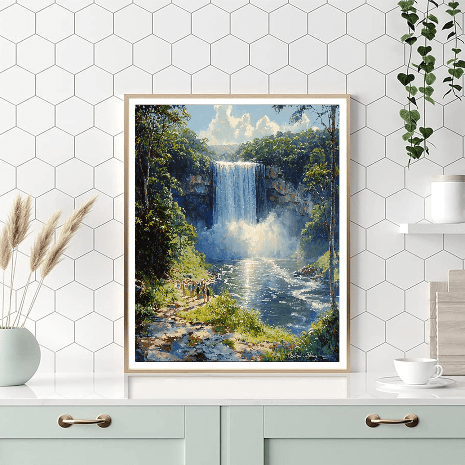 Angel Falls DIY Paint By Numbers