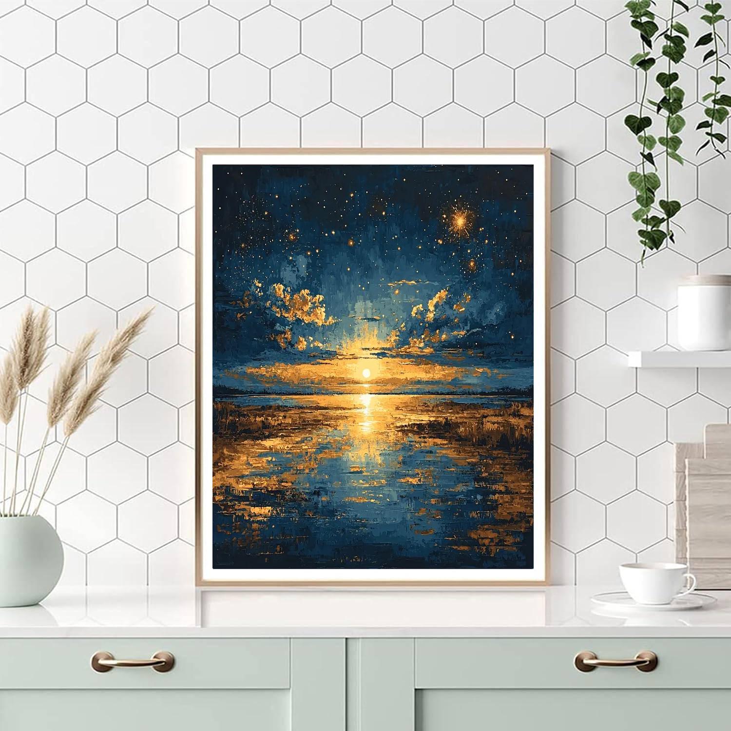 Caravaggio Inspired Embers Of The Twilight  DIY Paint By Numbers