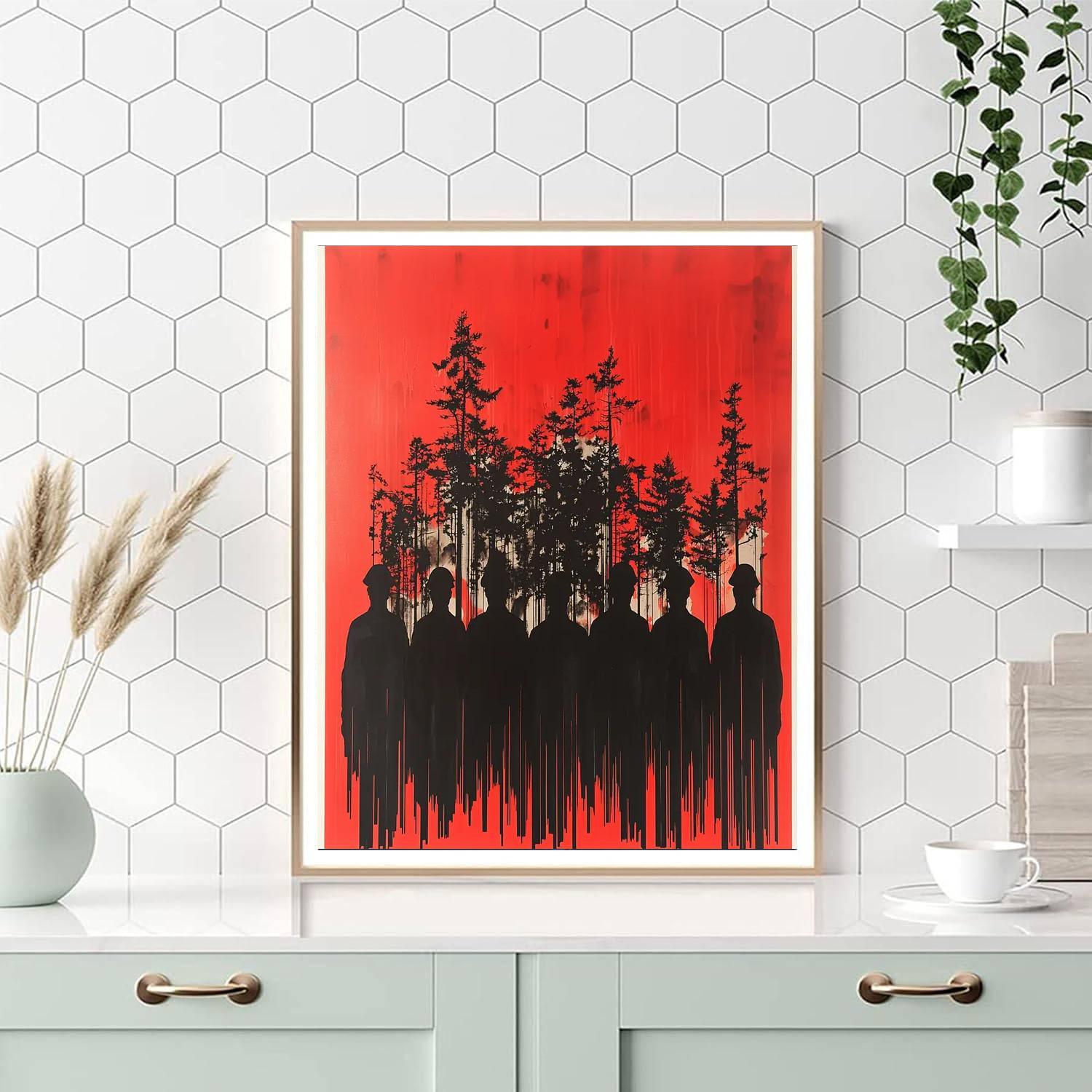 Banksy Inspired Imperial Shadows  Paint By Numbers Kits