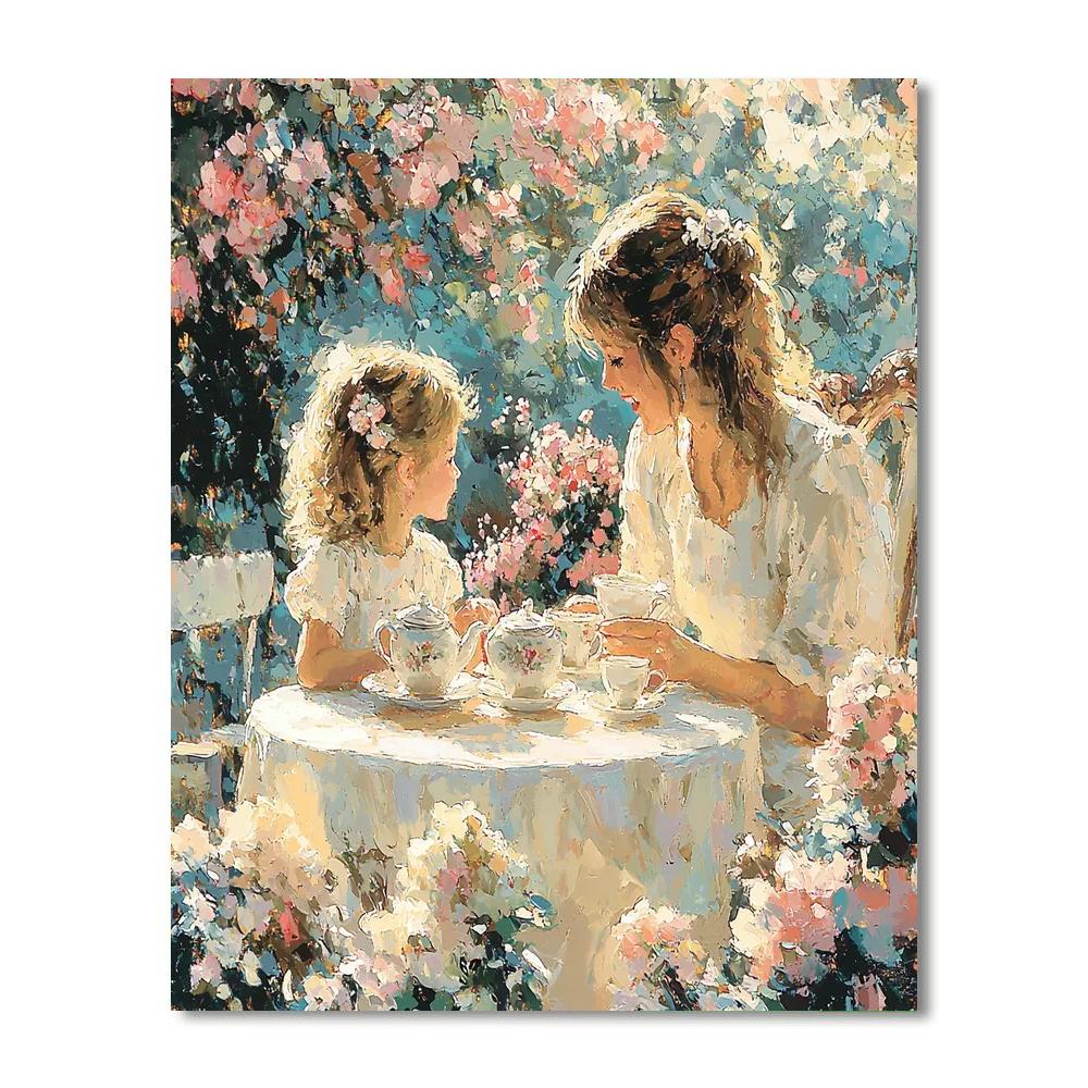 An Afternoon Of Tea Painting By Numbers Kit