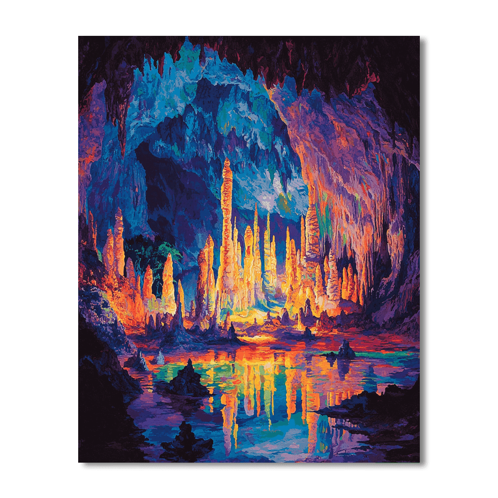 Reed Flute Cave - Guilin Numbered Painting Kits