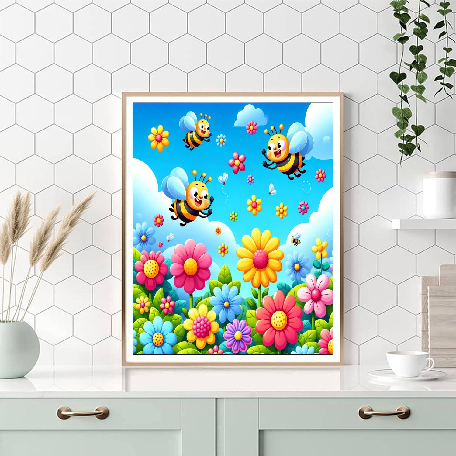 Fantastic Flower World Painting Number Kit