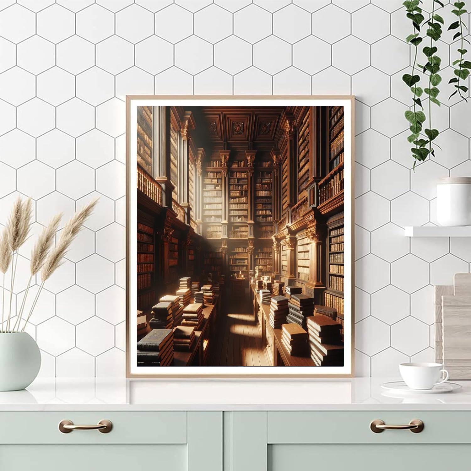 Book Lover's Paradise Painting Number Kit