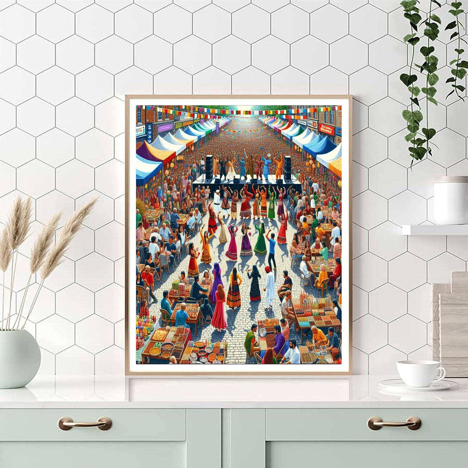 Cleveland Asian Festival - Usa Numbered Painting Kits