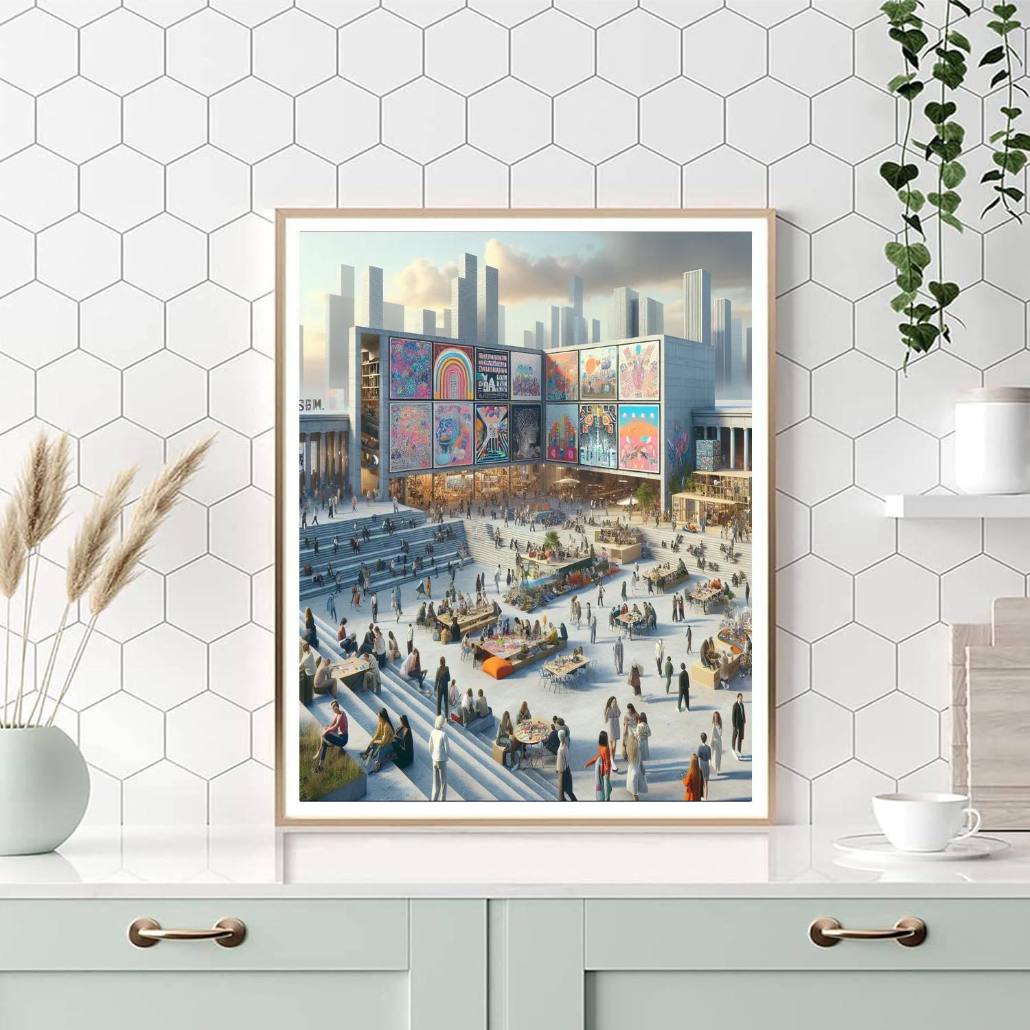 Kassel Documenta Paint By Numbers Art