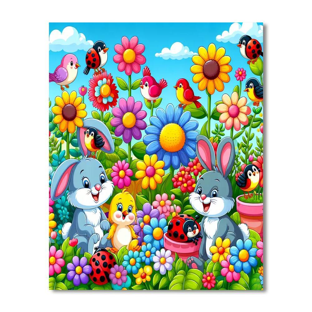 Sunny Garden Critters Paint By Numbers Kits