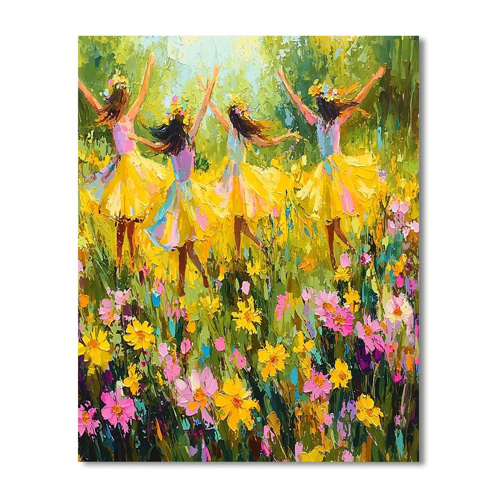 Meadow Dance With Mom DIY Paint By Numbers