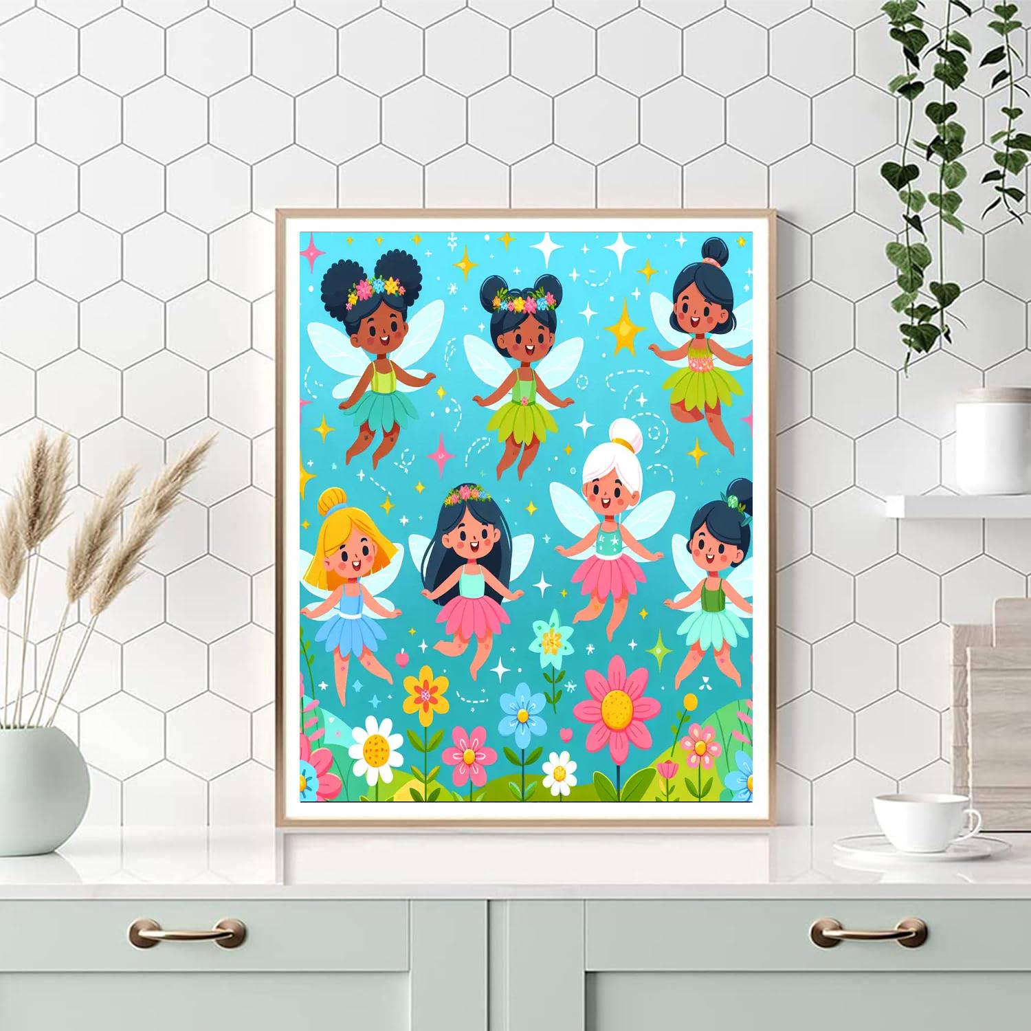 Adventure With The Fairies Painting Number Kit