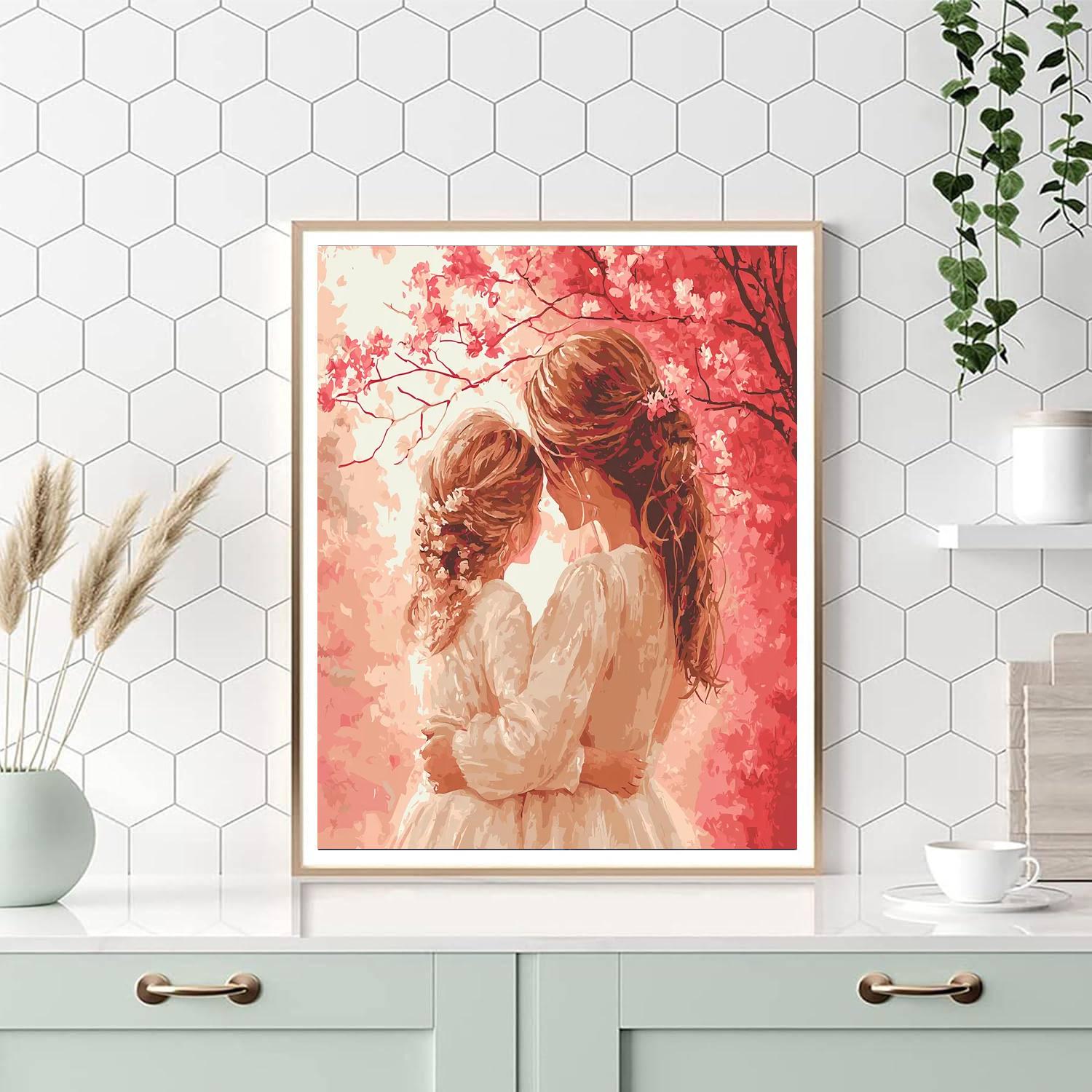 A Hug From The Heart DIY Paint By Numbers