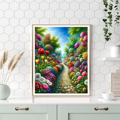Garden Pathways Paint By Number