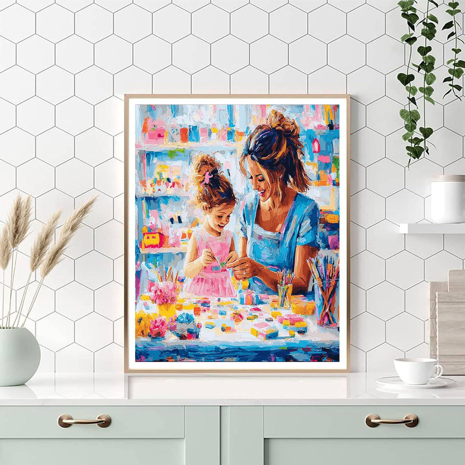 A Mother's Gift Paint By Numbers Kits