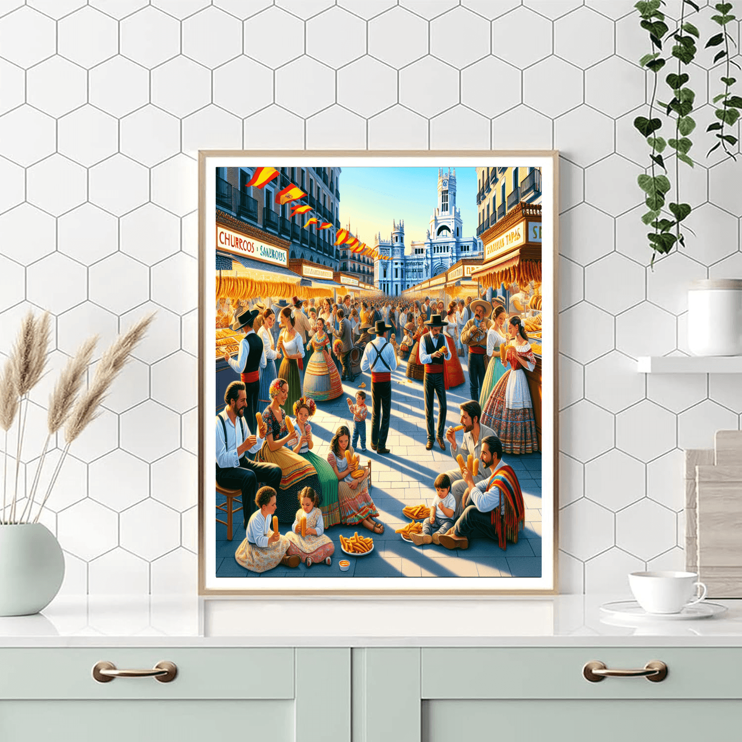 Feria De San Isidro - Spain DIY Paint By Numbers