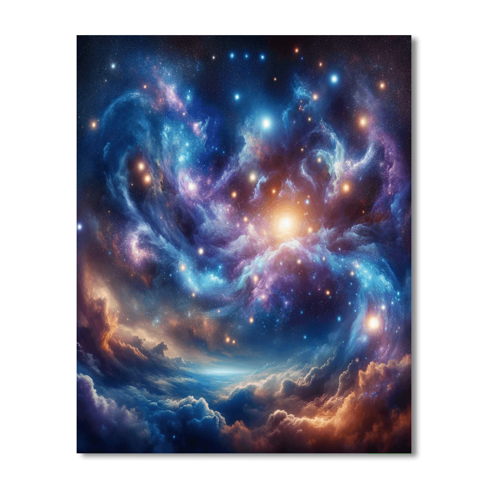 Dazzling Night Sky Paint By Color