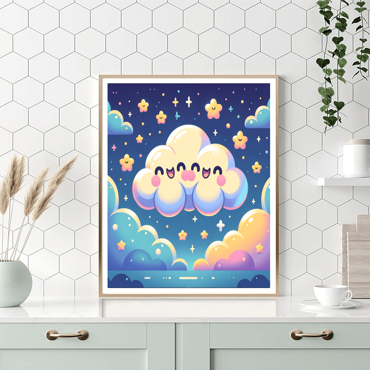 Sweet Dream Cloud Paint By Number