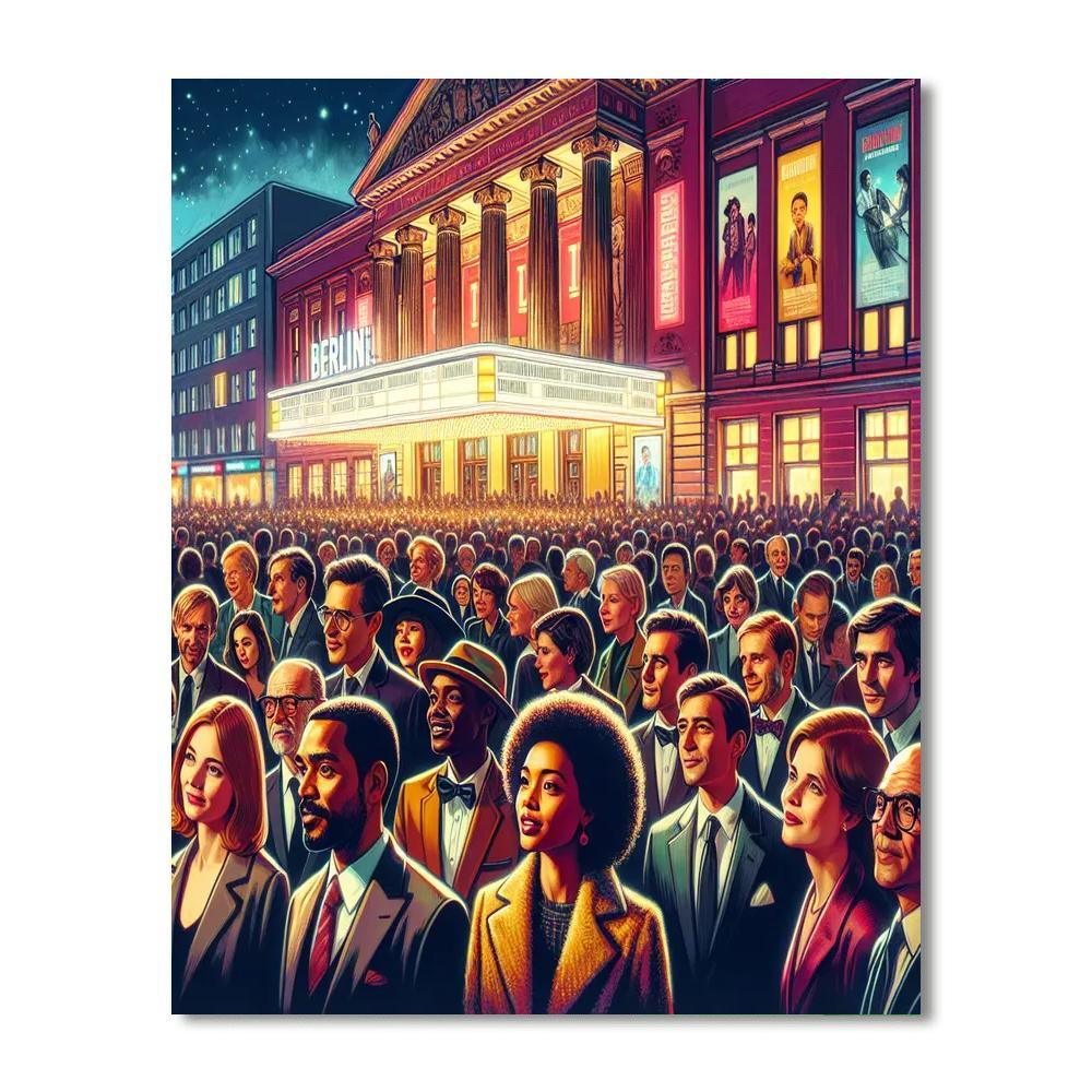 Berlin International Film Festival - Berlin, Germany Painting Number Kit