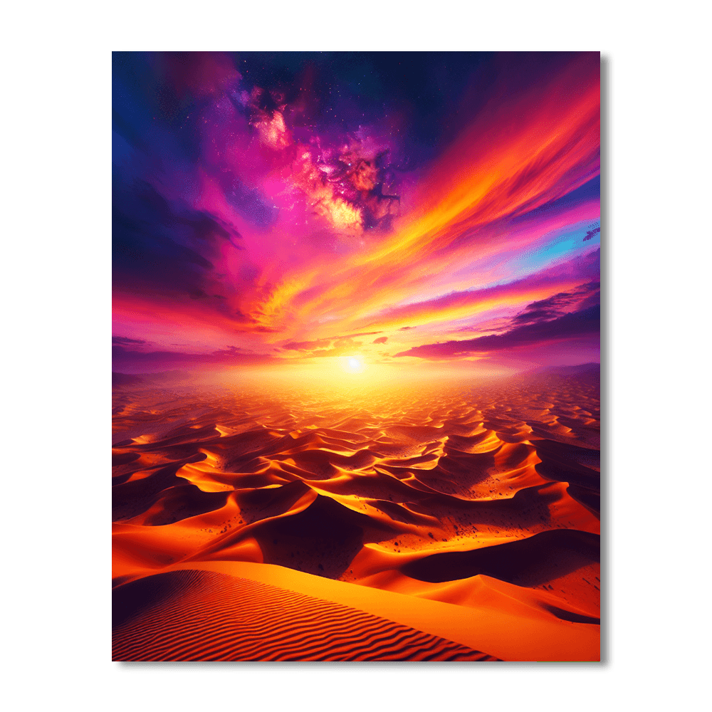 Magical Desert Mirage Numbered Painting Kits