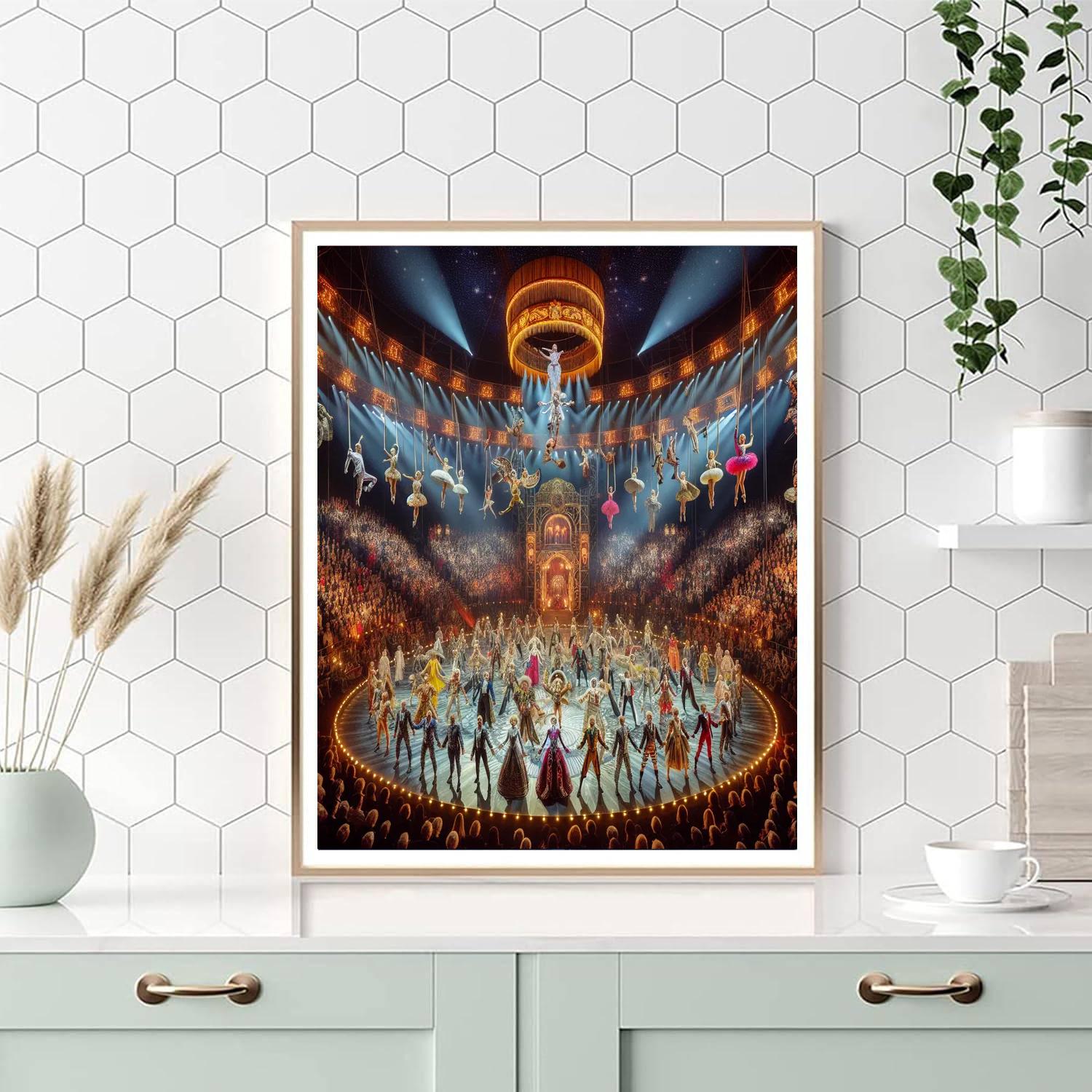 Circus Festival Of Monte-carlo Number Painting