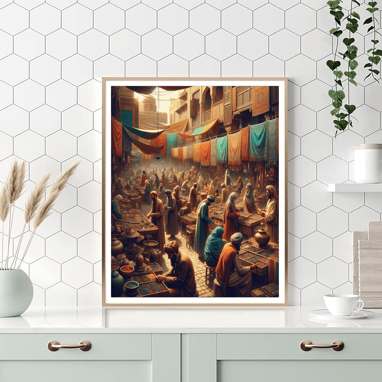 Vintage Market Vibes Paint By Numbers Art