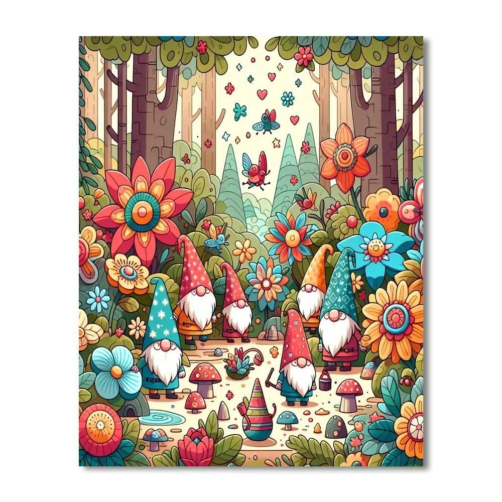 Adventure In Enchanted Forest Numbered Painting Kits