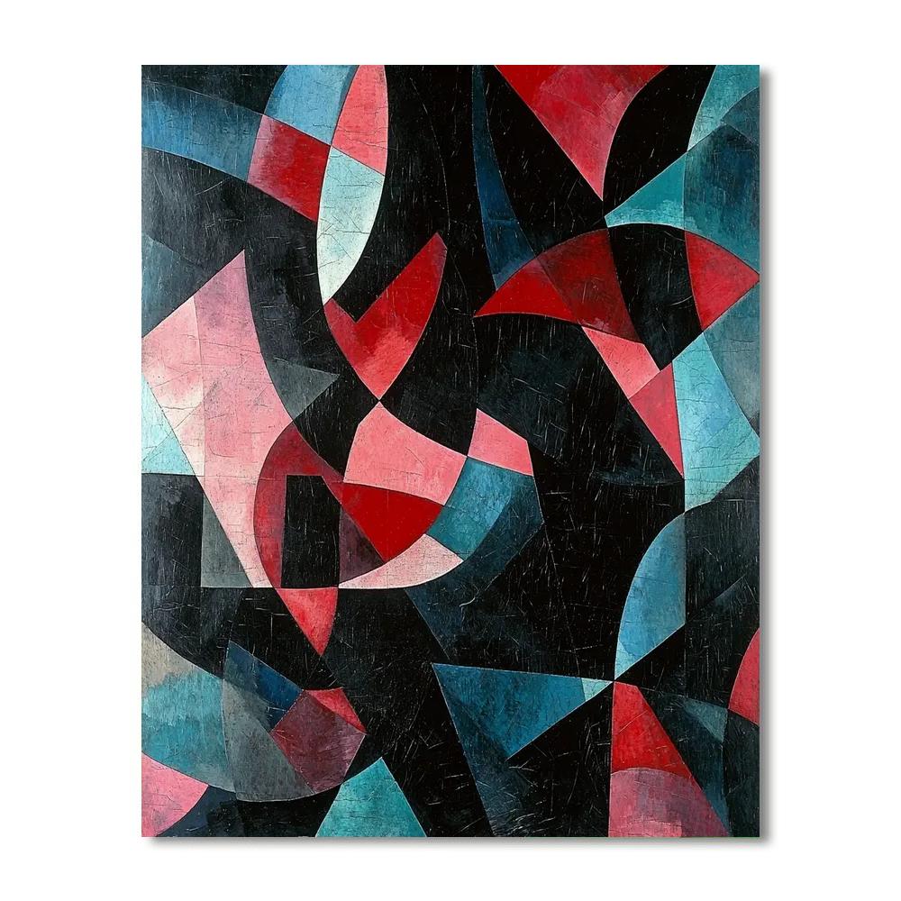 Kazimir Malevich Inspired Abstract Dimensions  Paint By Numbers