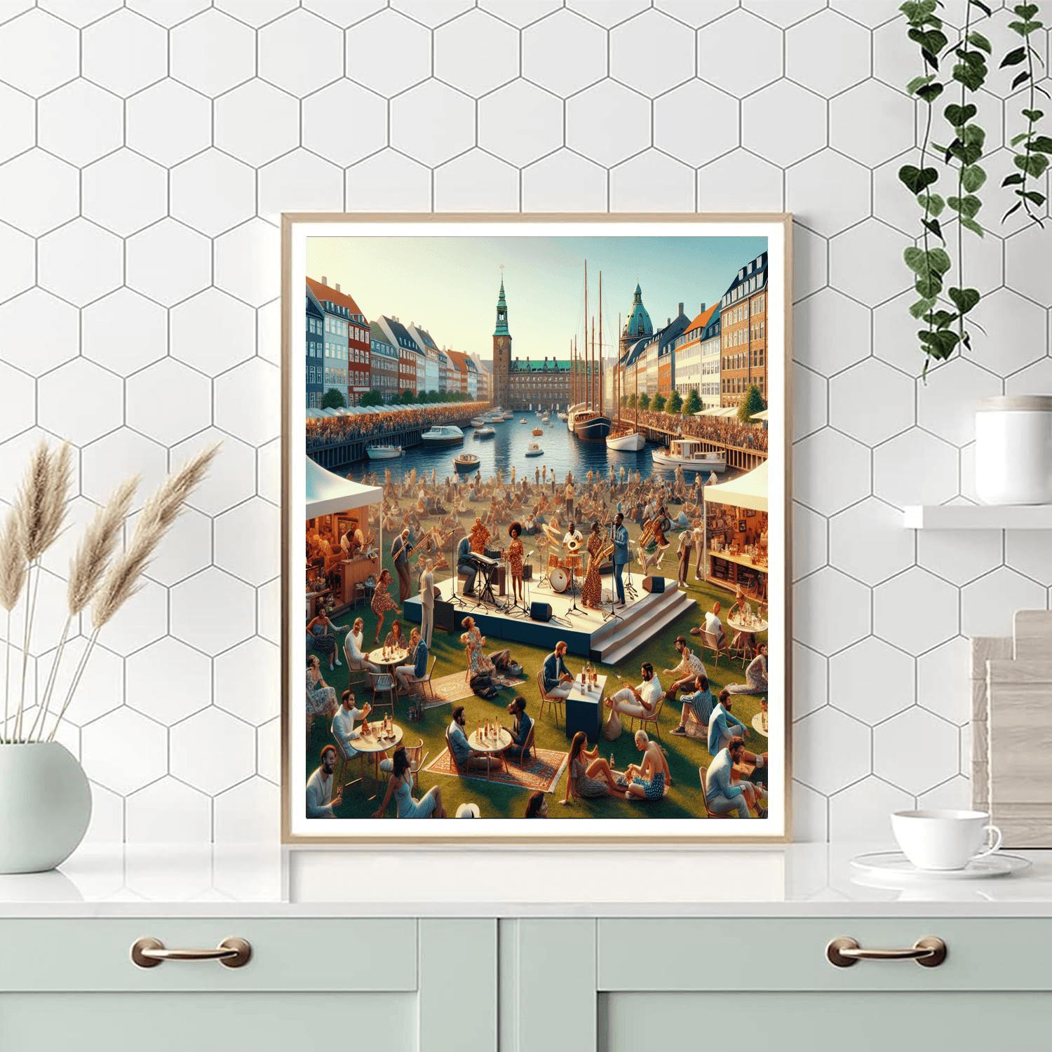 Copenhagen Jazz Festival - Copenhagen, Denmark Number Painting