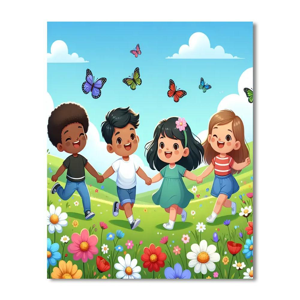 Enchanted Meadow Walk Paint By Numbers