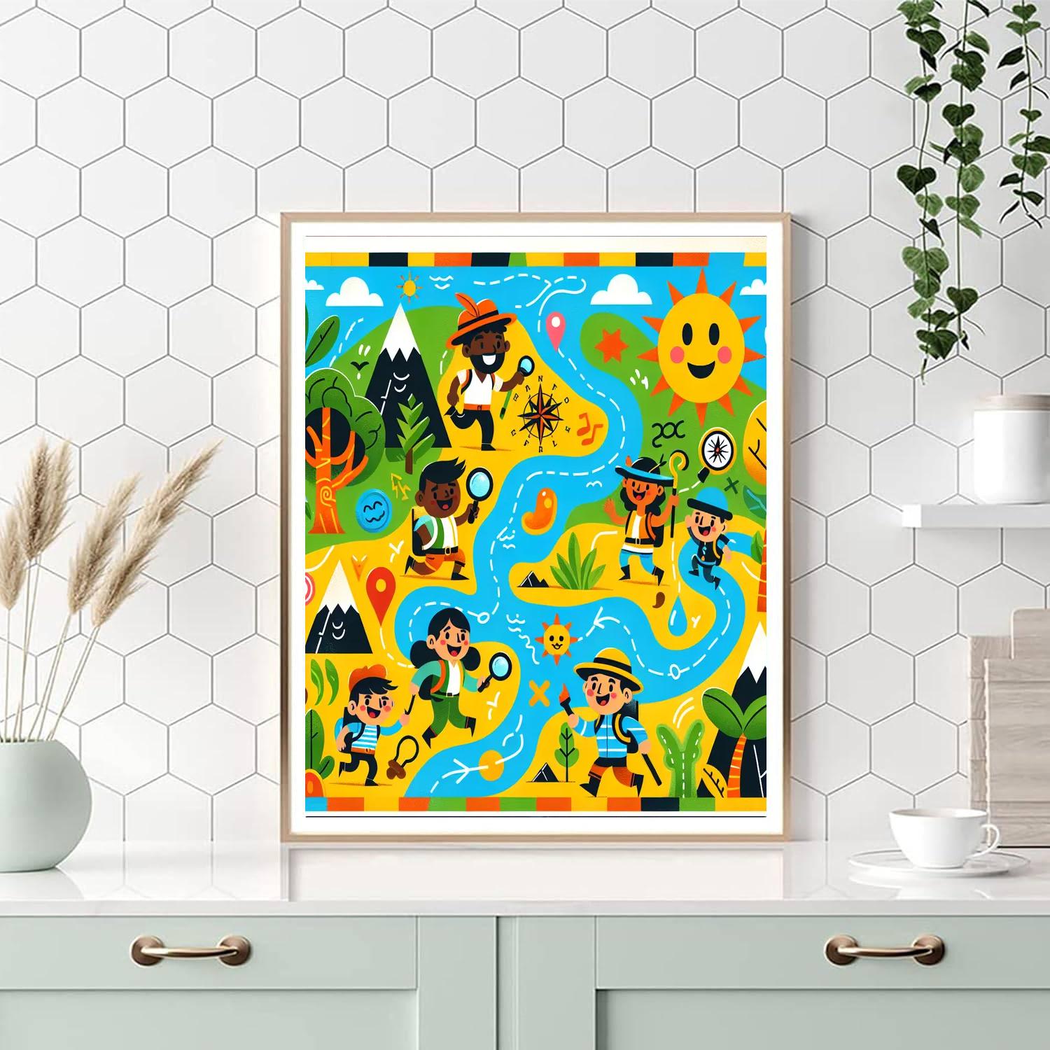 The Adventure Of The Lost Treasure DIY Paint By Numbers