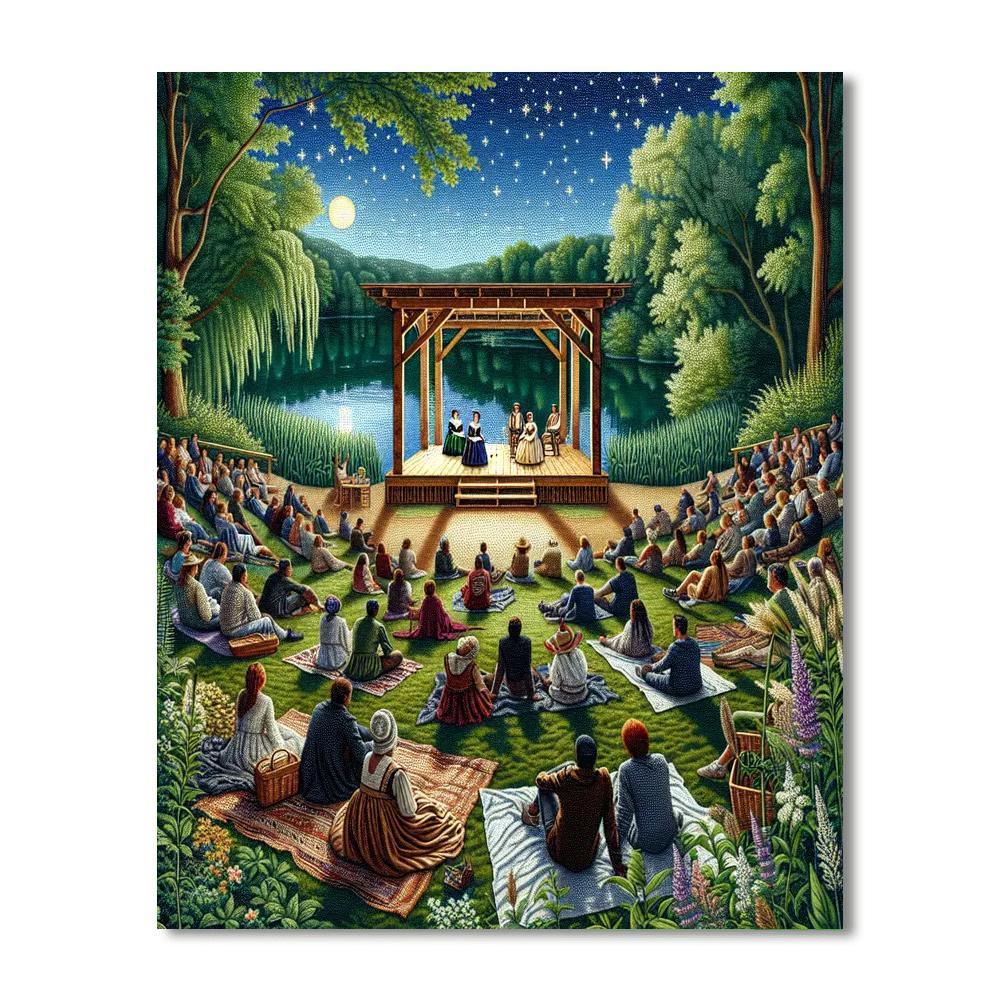 Upstate Shakespeare Festival - Usa Paint By Numbers Art