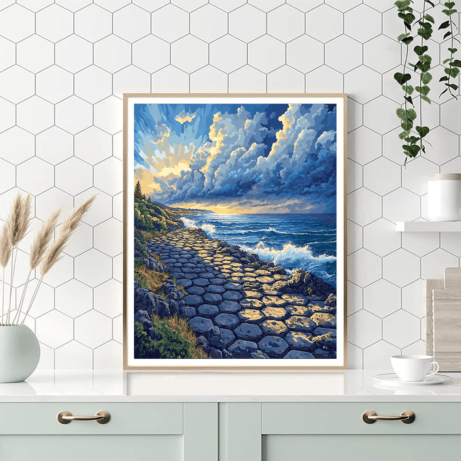 Giants Causeway - Northern Ireland Paint By Numbers