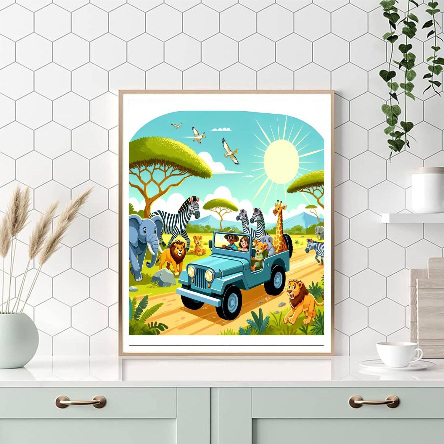 Safari Discovery Expedition Paint By Numbers Kits