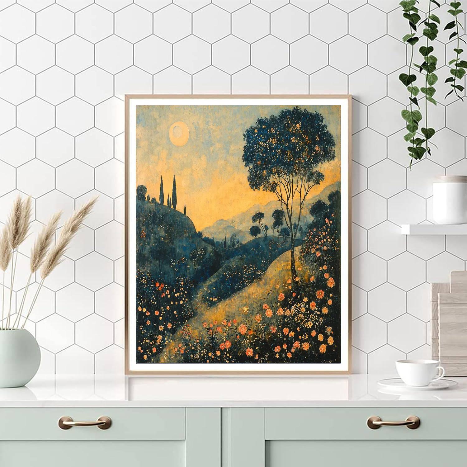 Odilon Redon Inspired Mystic Landscapes  Painting By Numbers Kit