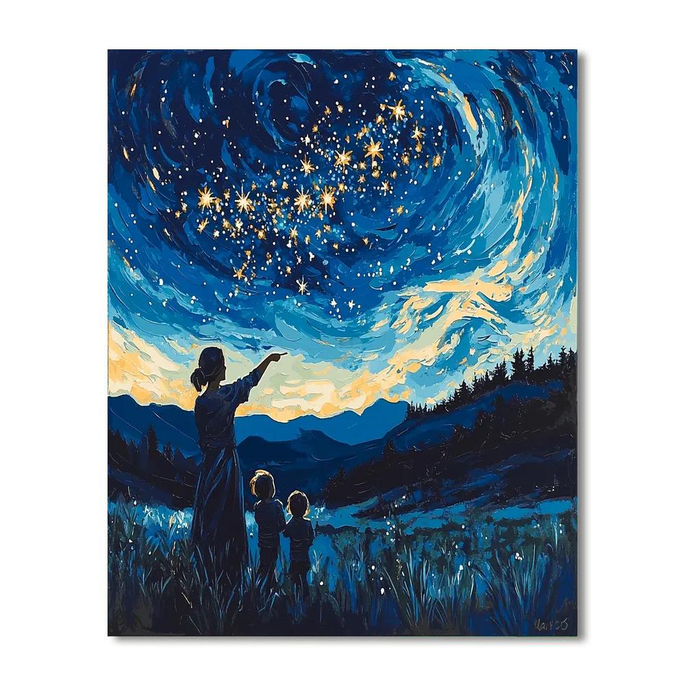 Guiding Through The Stars Paint By Numbers