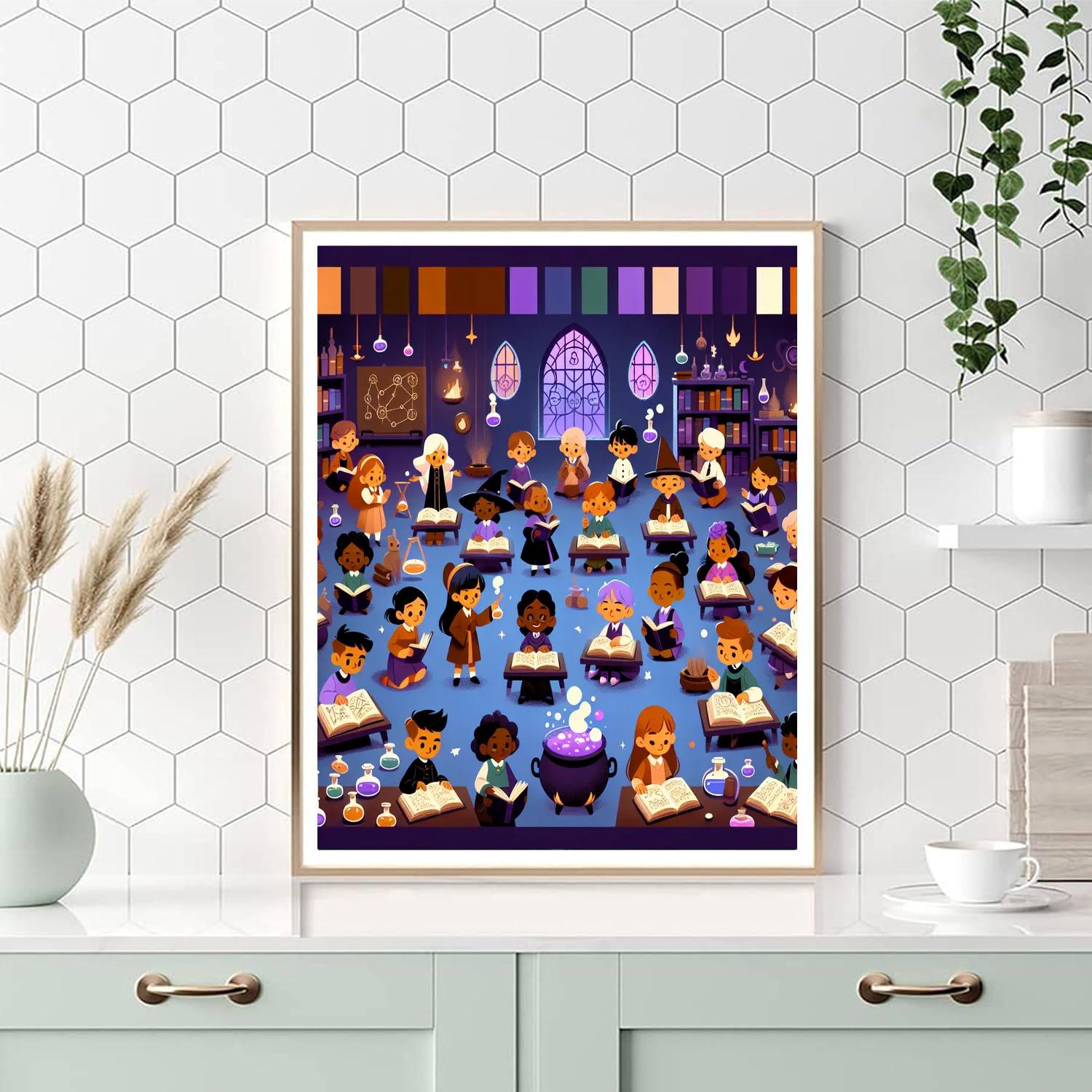 Magic Academy Of Legends Paint By Number