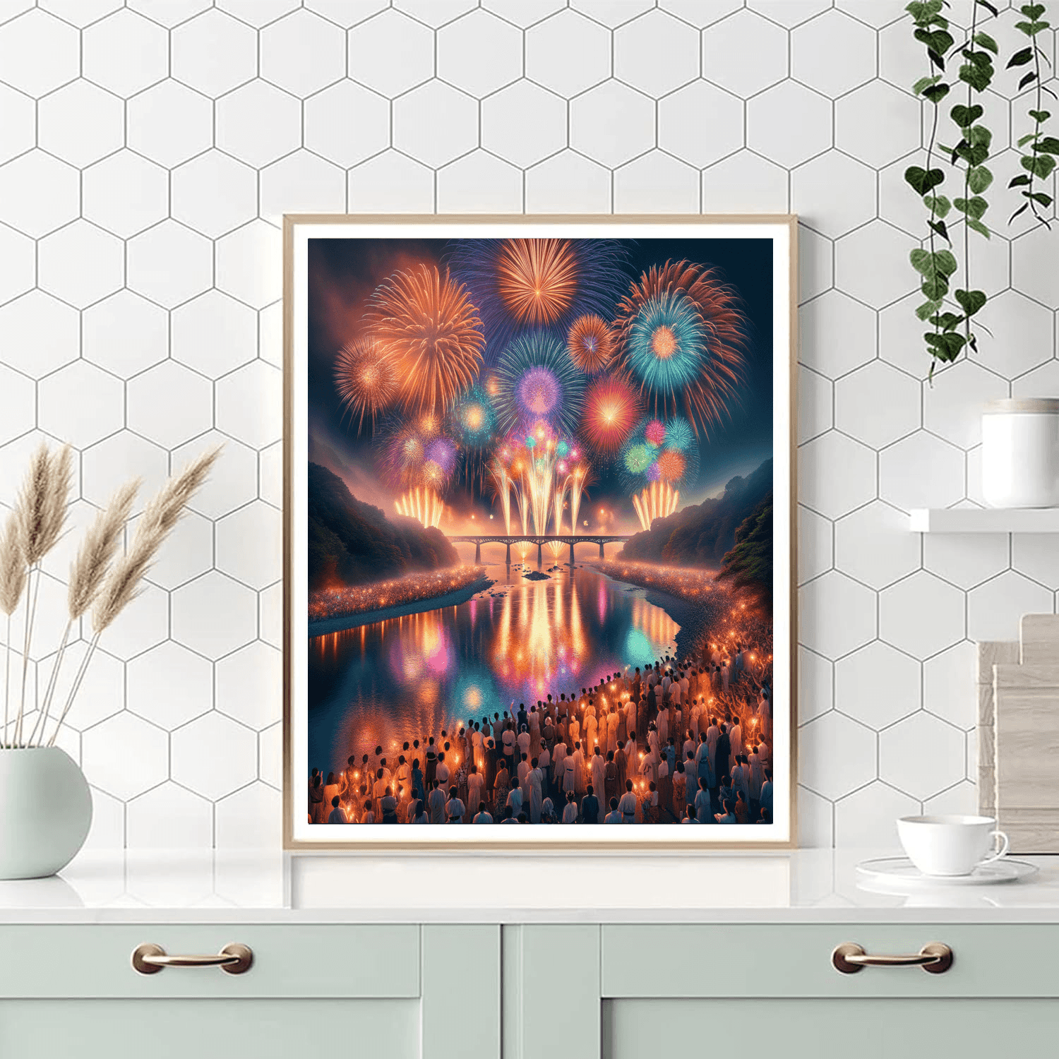 Omagari Fireworks Festival - Japan Paint By Number