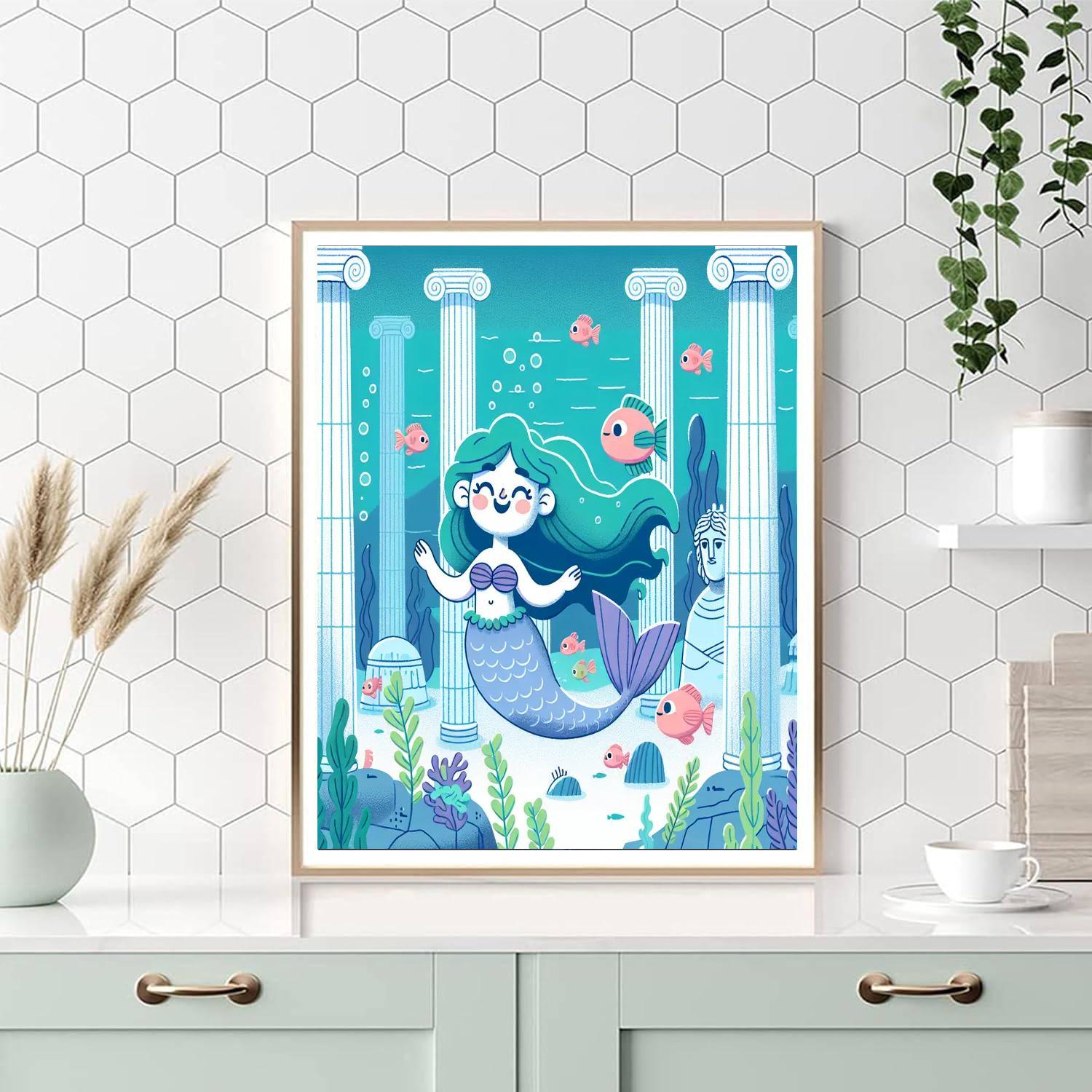 Underwater Atlantis Adventure Paint By Numbers Kits