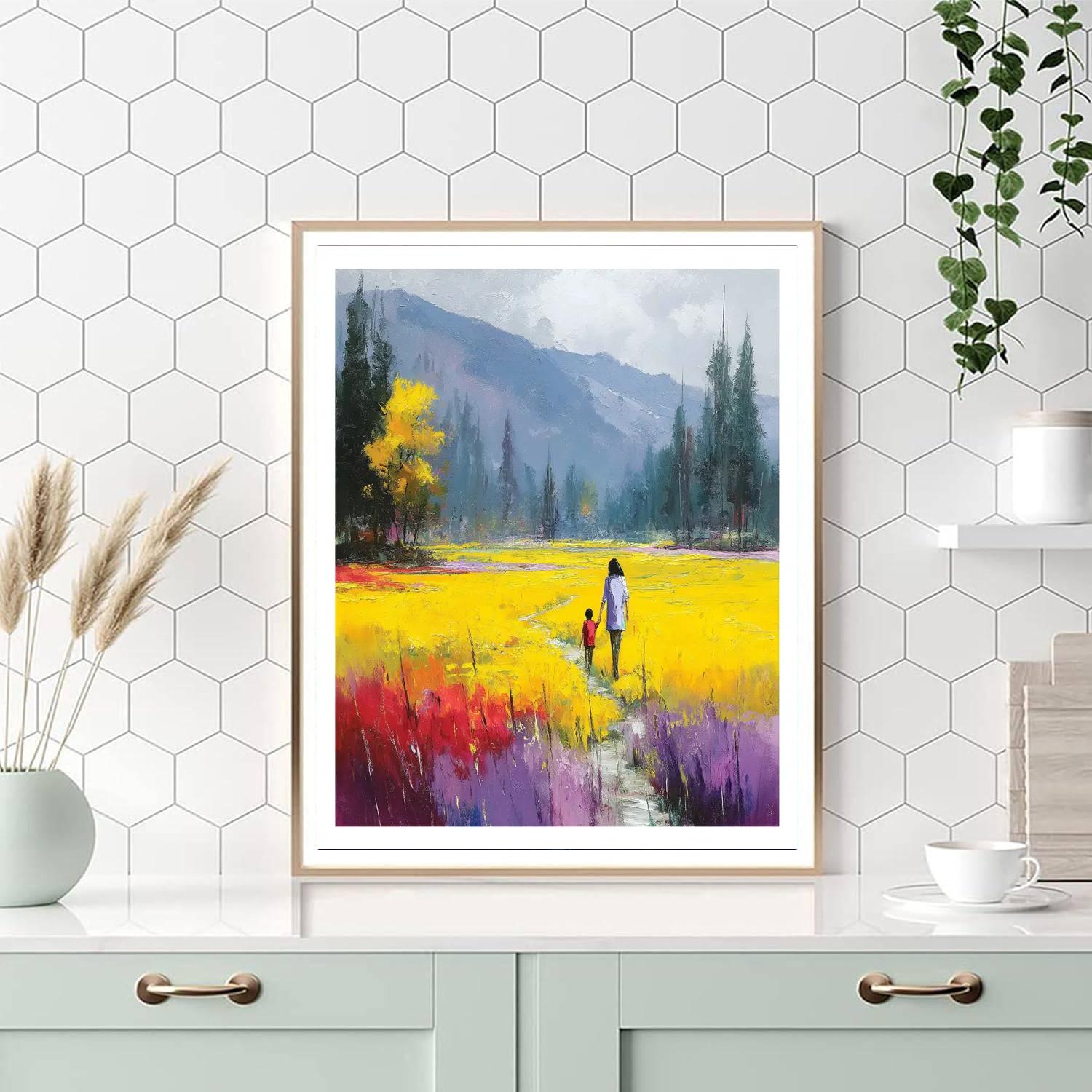 Bonds In The Blooming Field Painting Number Kit