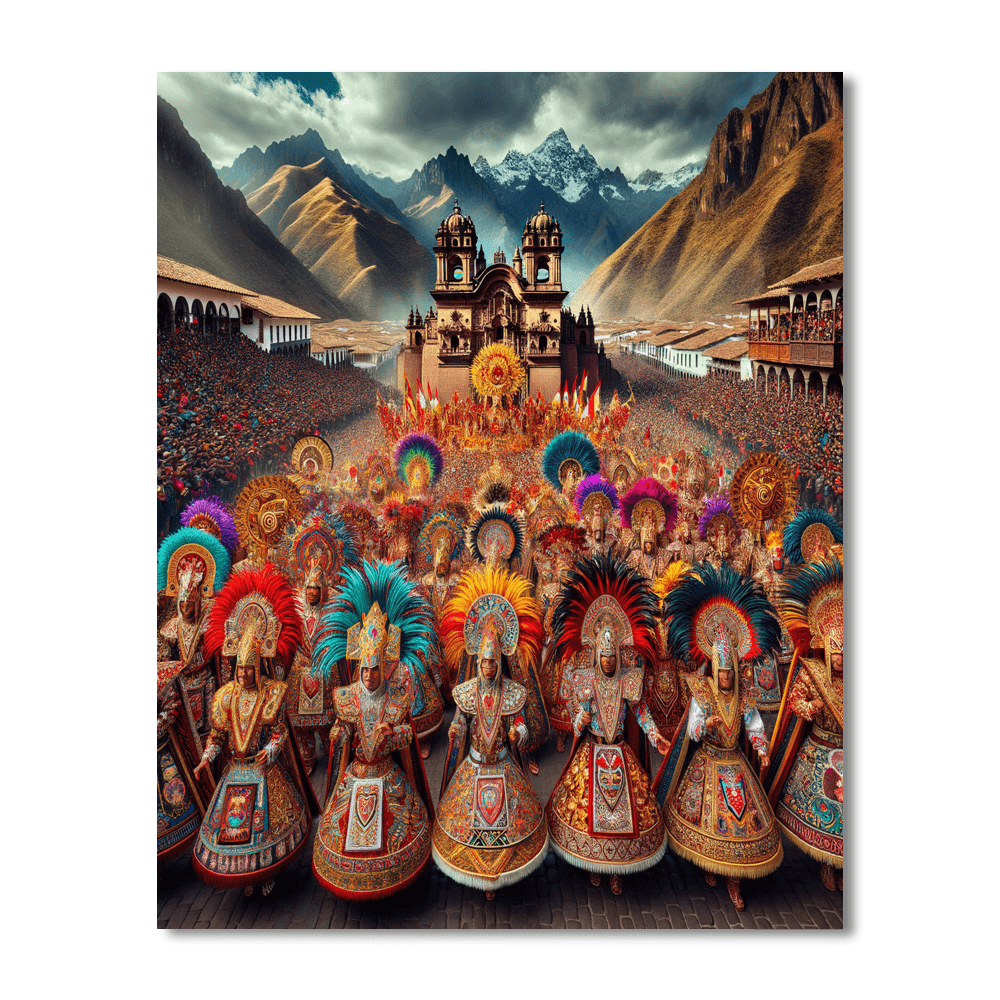 Inti Raymi Festival Number Painting