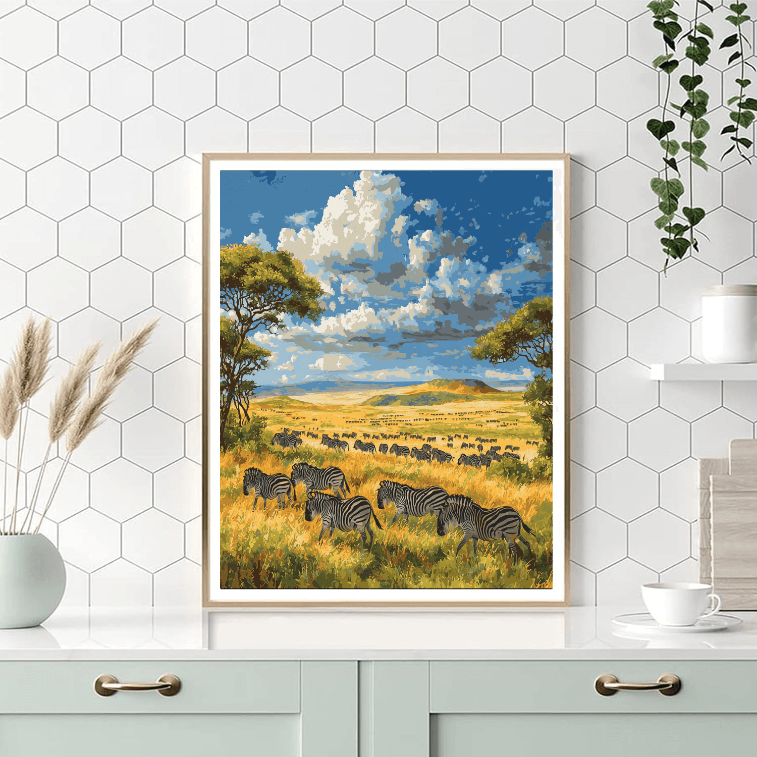 Masai Mara Migration Paint By Numbers Kits